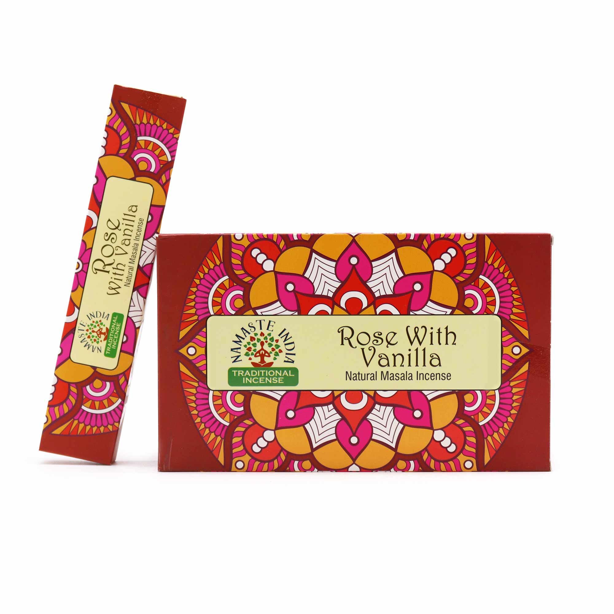 Incienso Namaste Mandala Masala - Rosa y Vainilla - Imagen 2