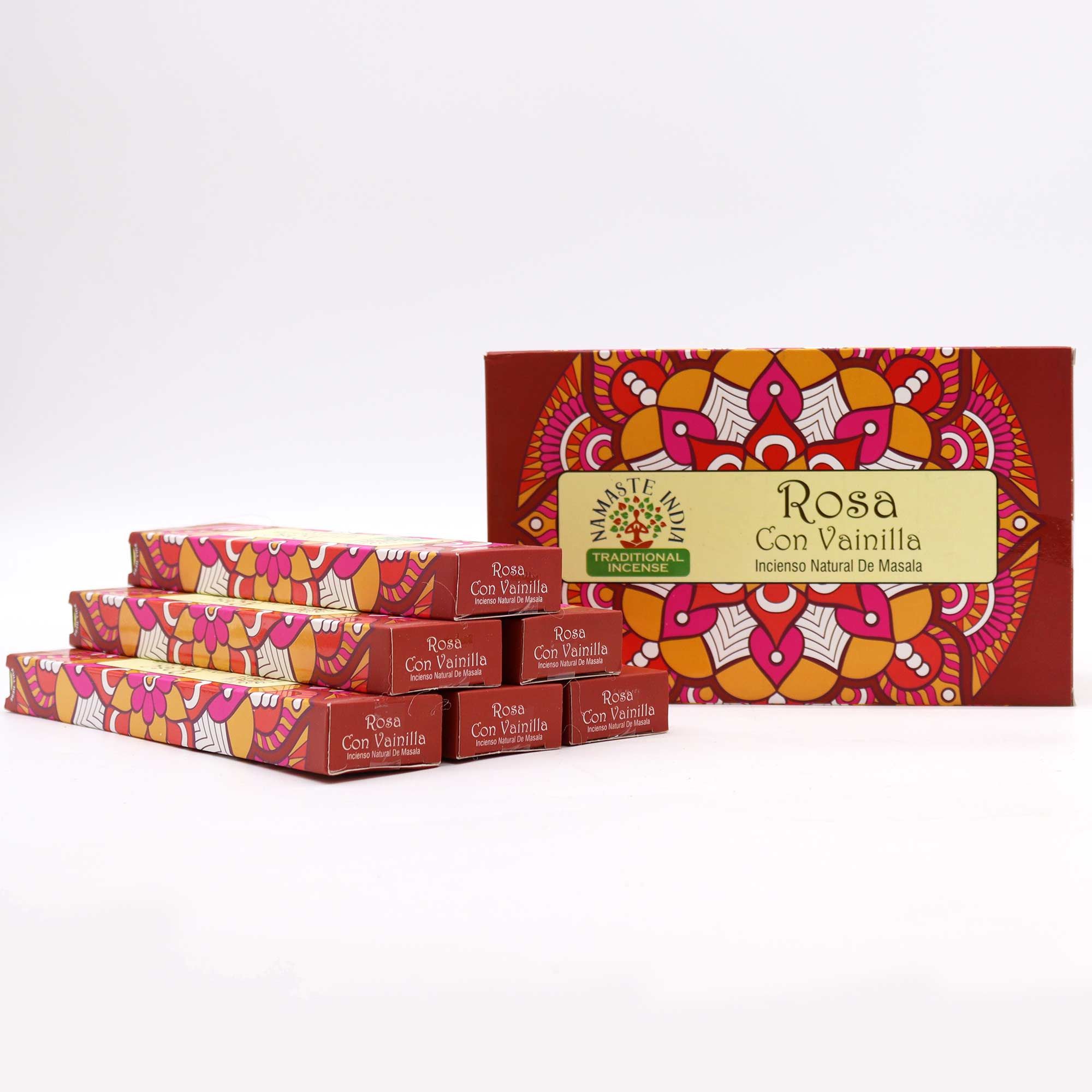Incienso Namaste Mandala Masala - Rosa y Vainilla - Imagen 4