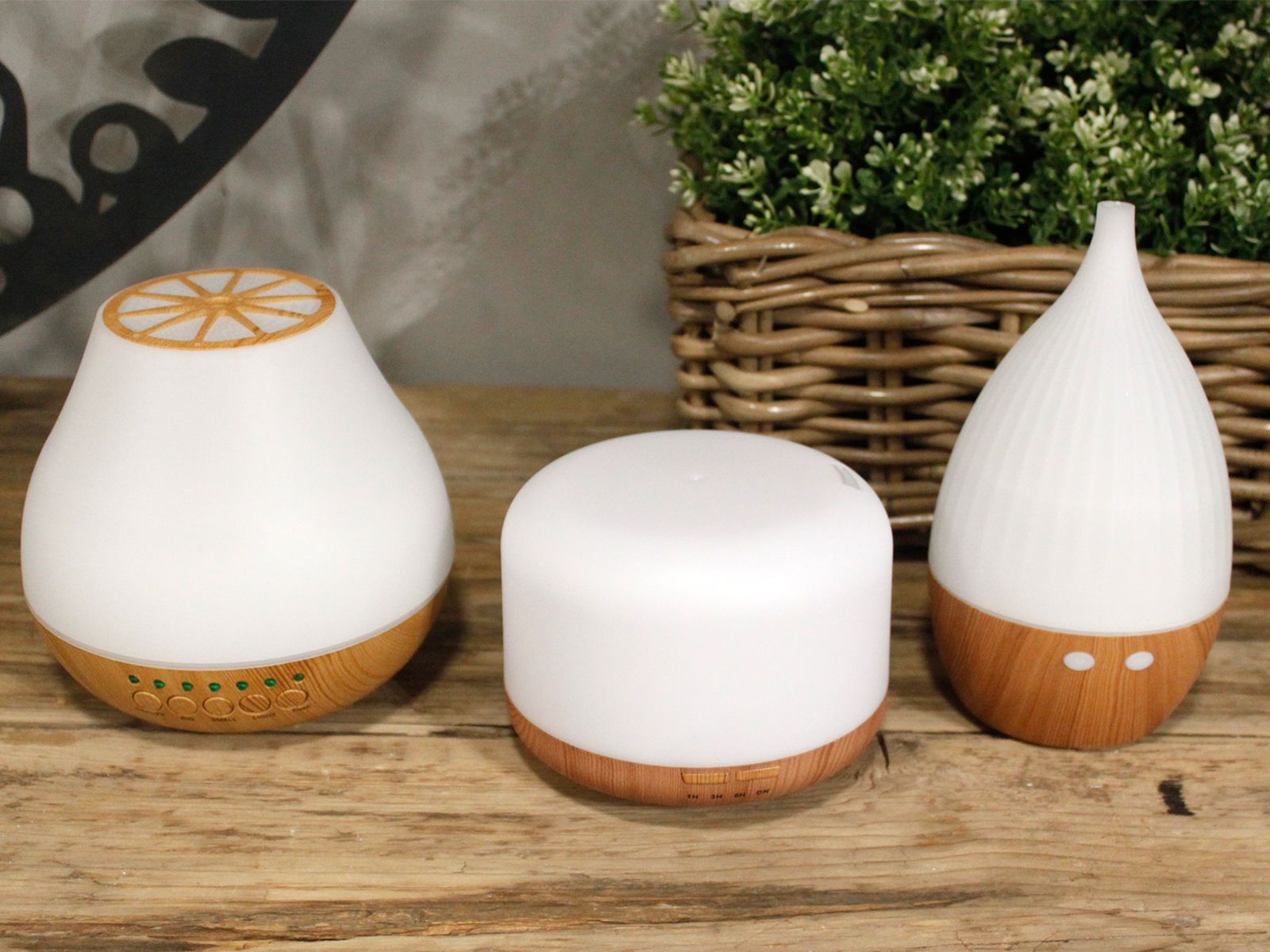 Difusor Nube efecto madera USB con temporizador - Imagen 6