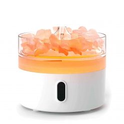 Difusor de aromas Sal del Himalaya con luz nocturna