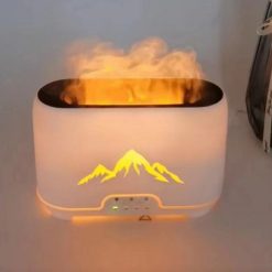 Difusor Himalaya USB-C con efecto llama