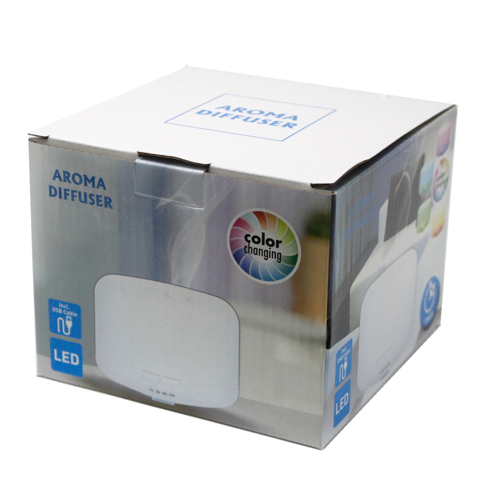 Difusor Nube efecto madera USB con temporizador - Imagen 4