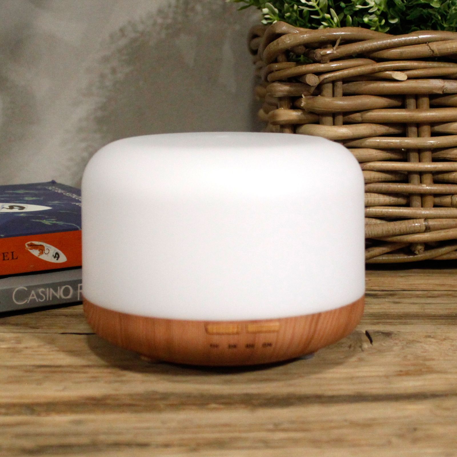 Difusor Nube efecto madera USB con temporizador - Imagen 2