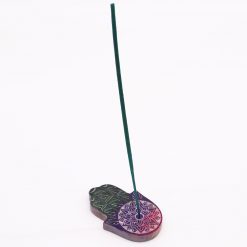 Porta-incienso Hamsa de esteatita - Flor de Loto