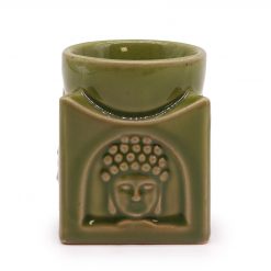 Quemador de Aceite Buda Cuadrado - Jade Claro