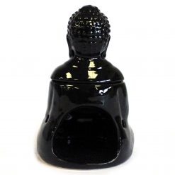 Alternative view of Quemador de Aceite Buda Sentado - Negro