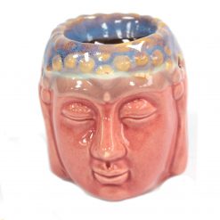 Quemador aromático Buda Cara - Rosa y Azul