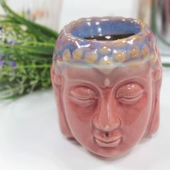Alternative view of Quemador aromático Buda Cara - Rosa y Azul
