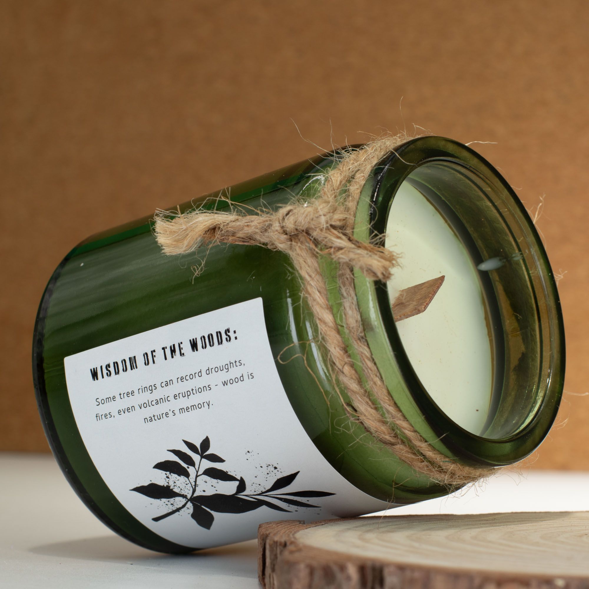 Vela de soja Greenman Woodwick - Salvia y Madera de Menta - Imagen 4