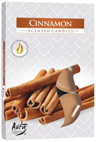 Set de 6 Velas de Té Perfumadas - Canela