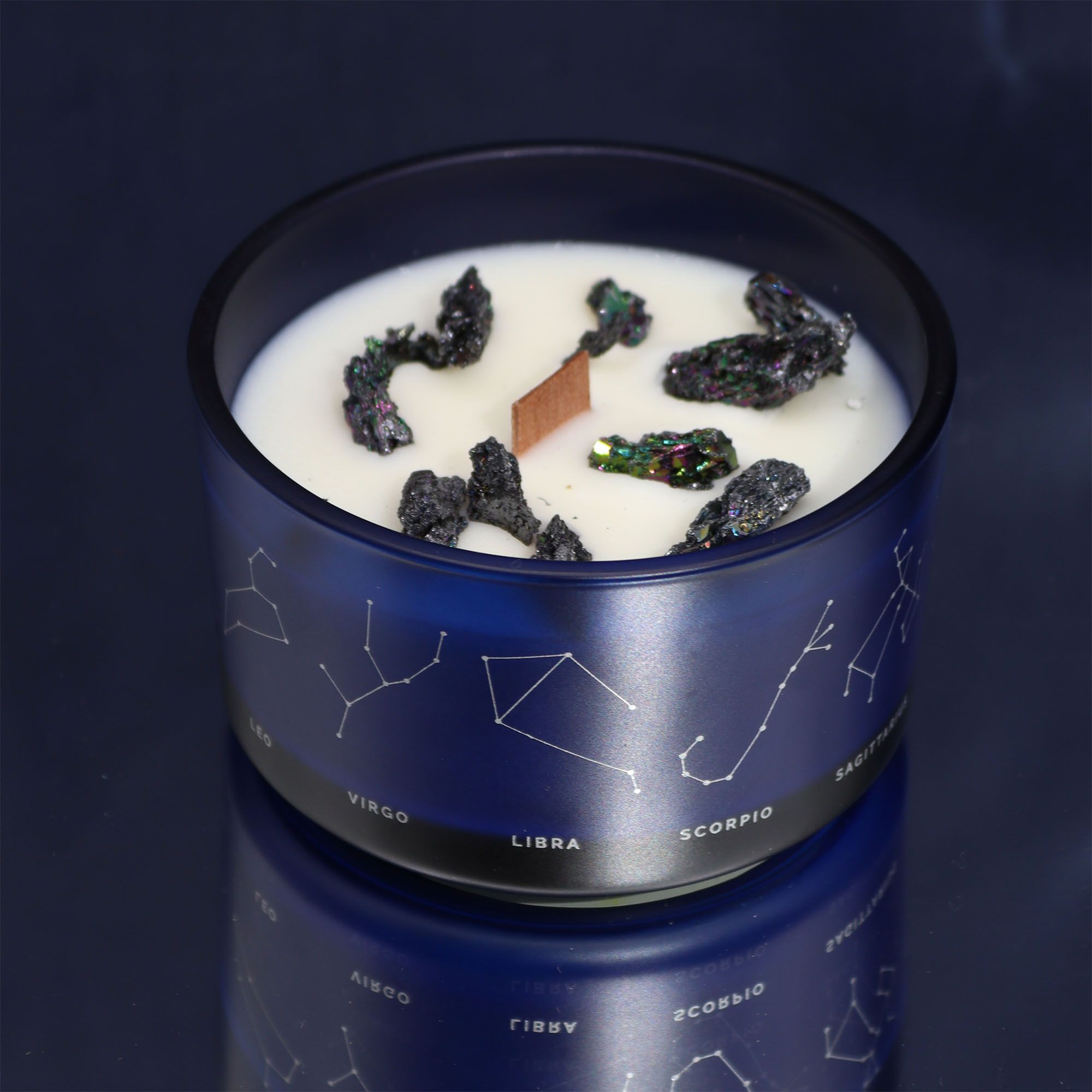 Vela del Zodiaco con Pulsera de Piedras Preciosas - Aries - Imagen 5