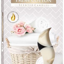 Set de 6 Velas de Té Perfumadas - Algodón fresco