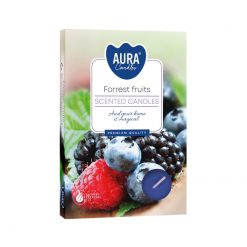 Set de 6 Velas de Té Perfumadas - Frutas del Bosque