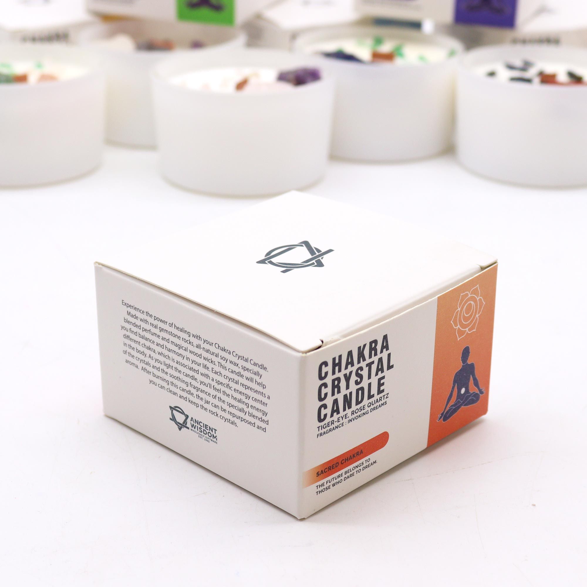 Velas de Cristal de Chakra - Sacro - Imagen 3