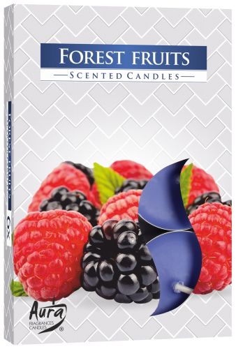 Set de 6 Velas de Té Perfumadas - Frutas del Bosque - Imagen 2