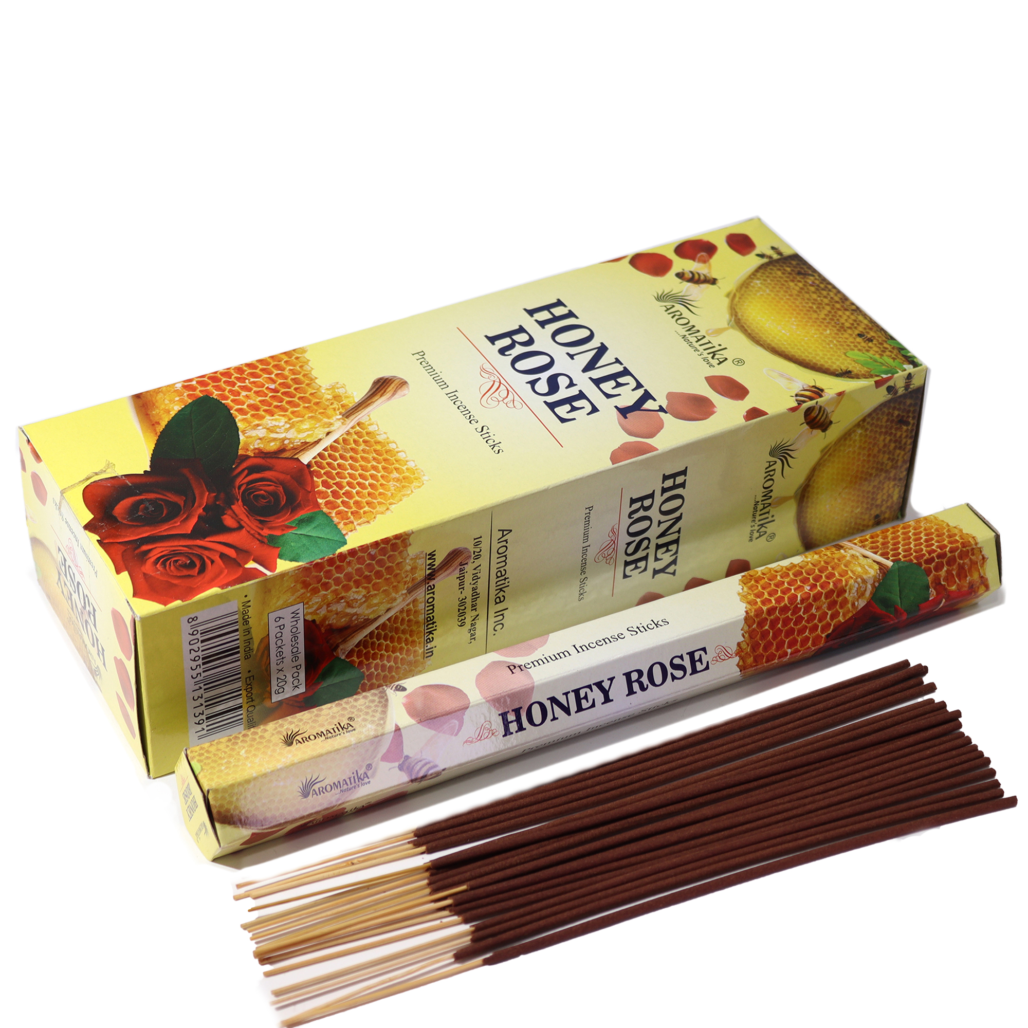 Incienso Aromatika sin carbón – Rosa Miel