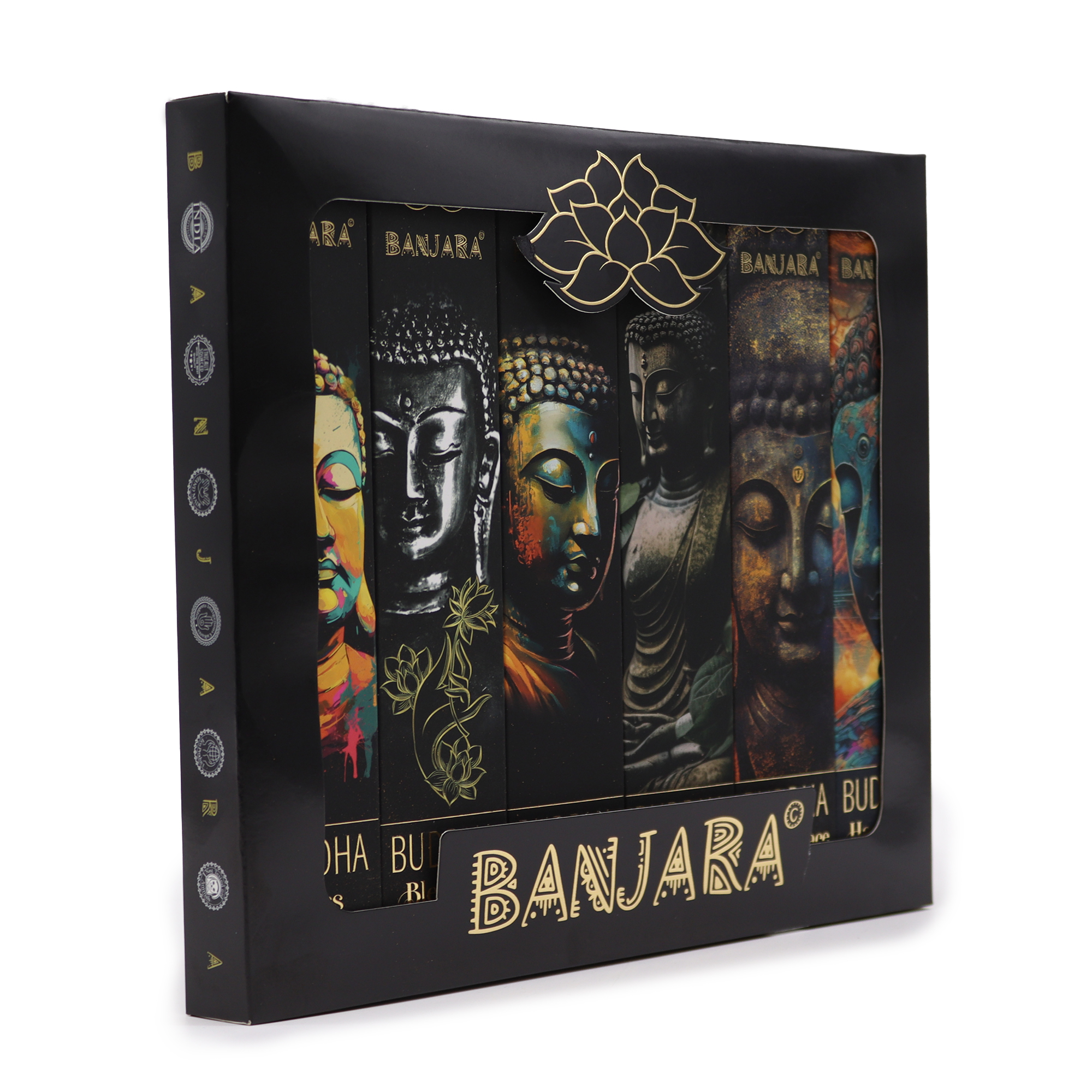 Set de inciensos Banjara Buddha – 6 Aromas