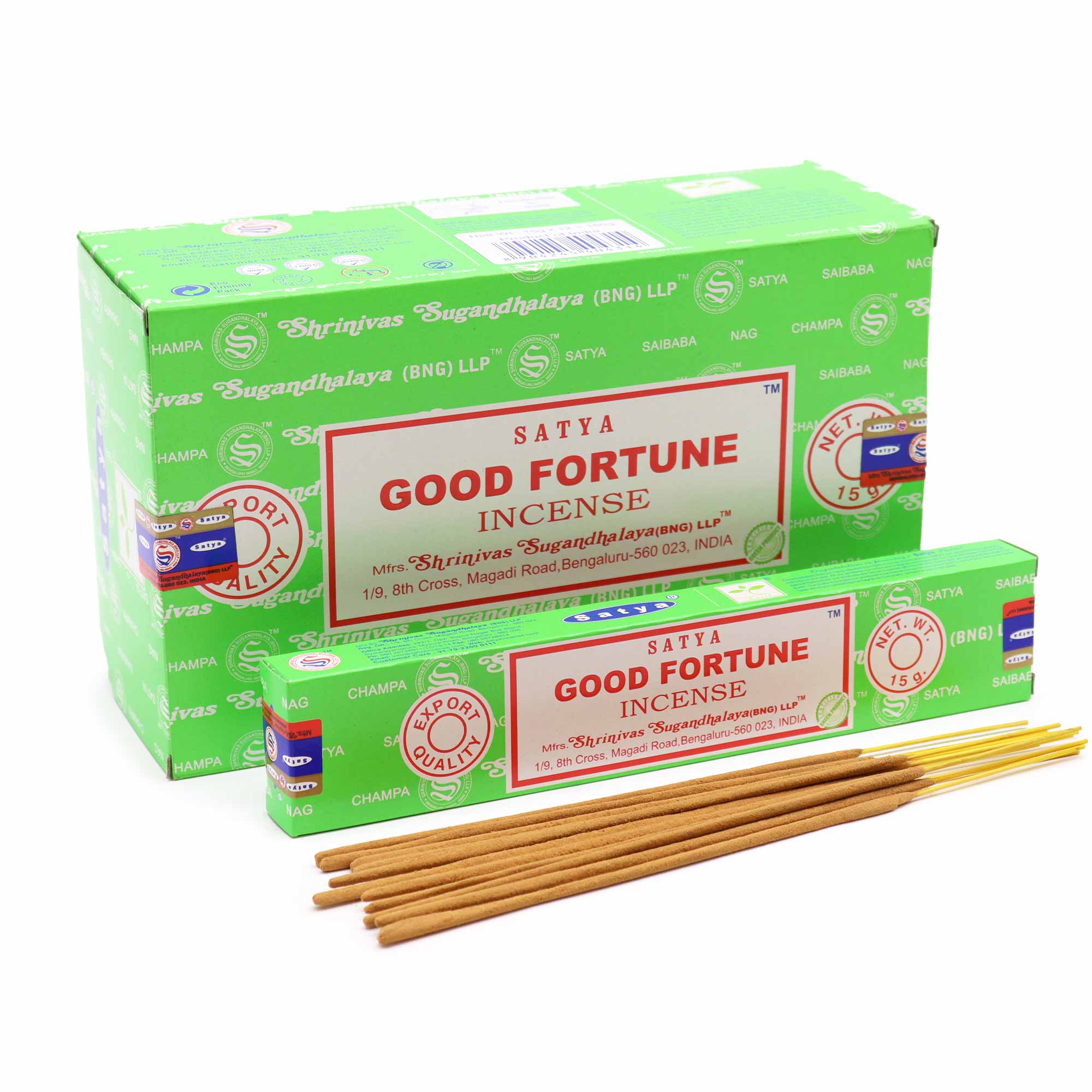 Incienso Satya en Sticks – Buena Fortuna