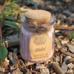 Alternative view of Vela de Cera de Soja Tarro - Violeta