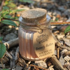 Alternative view of Vela de Cera de Soja Tarro - Mantequilla Brandy