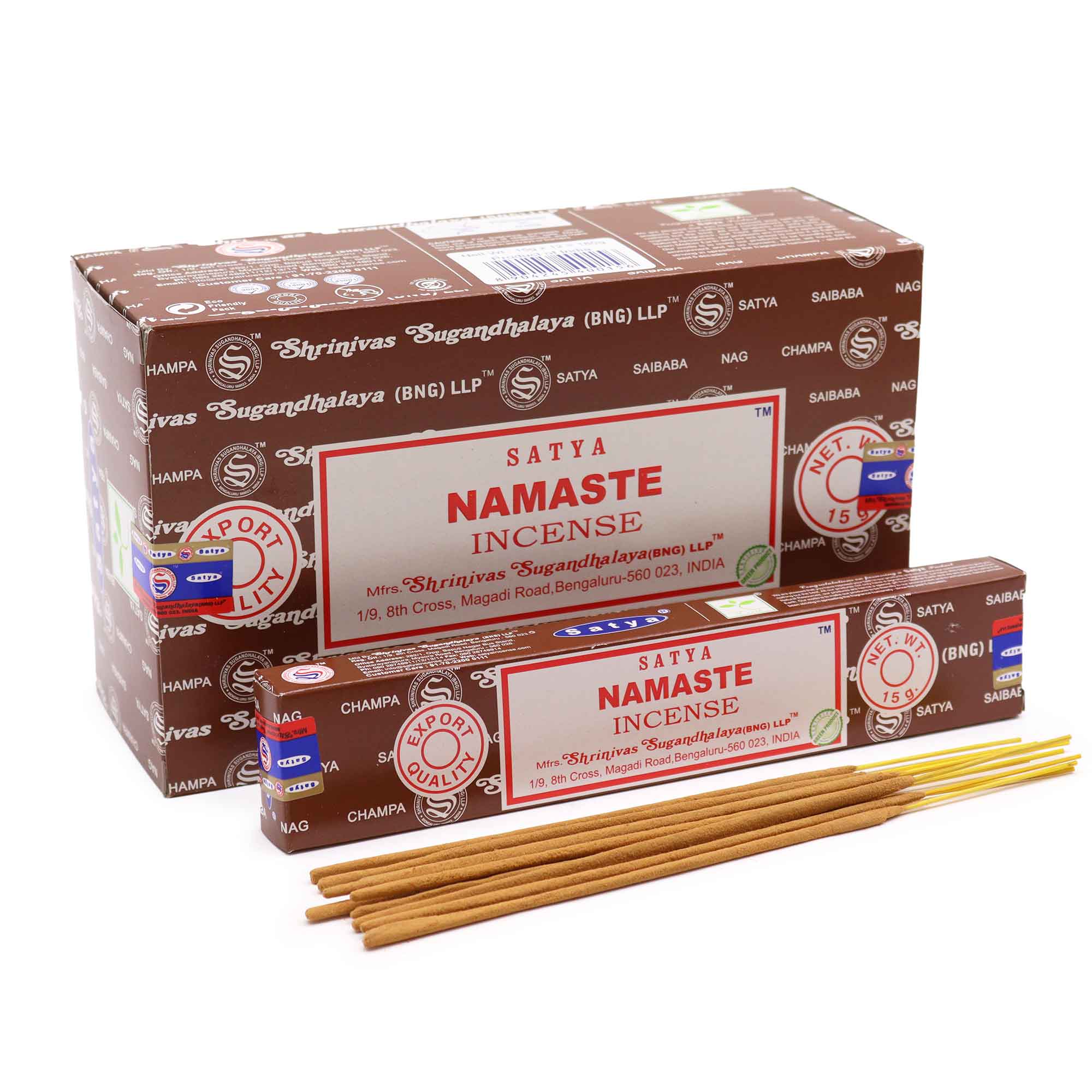 Incienso Satya en Sticks – Namaste