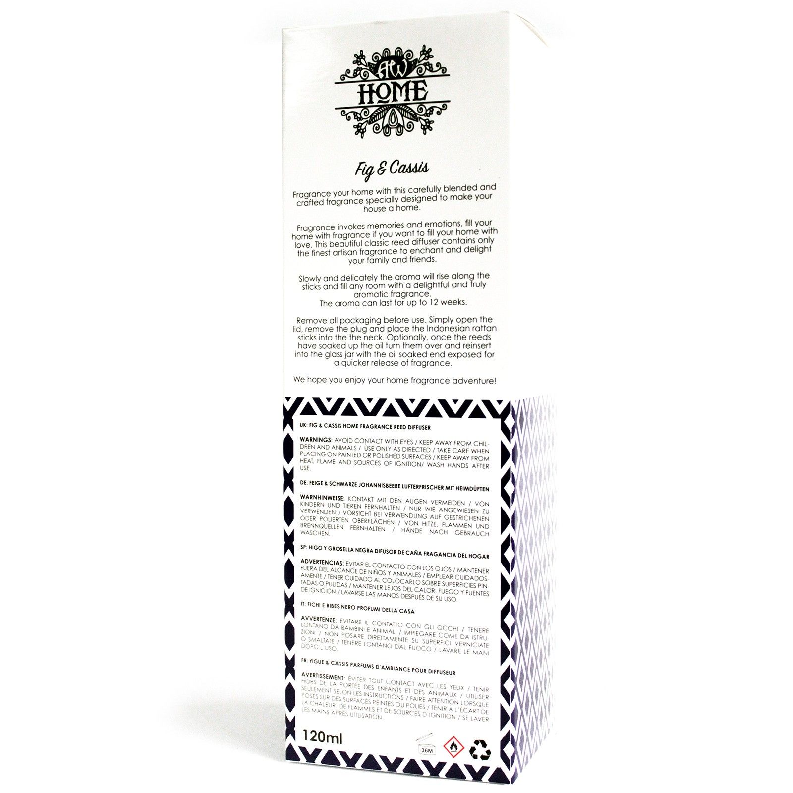 Difusor aromático 120ml - higo y grosella negra - Imagen 5