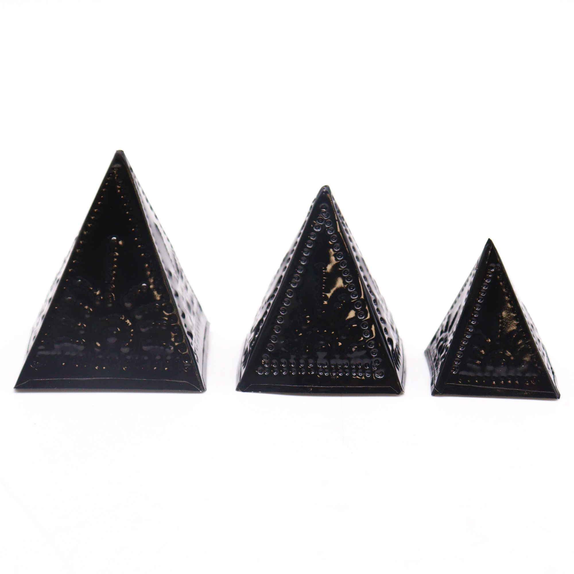 Moldes piramidales para incienso en polvo – Negro - Imagen 2