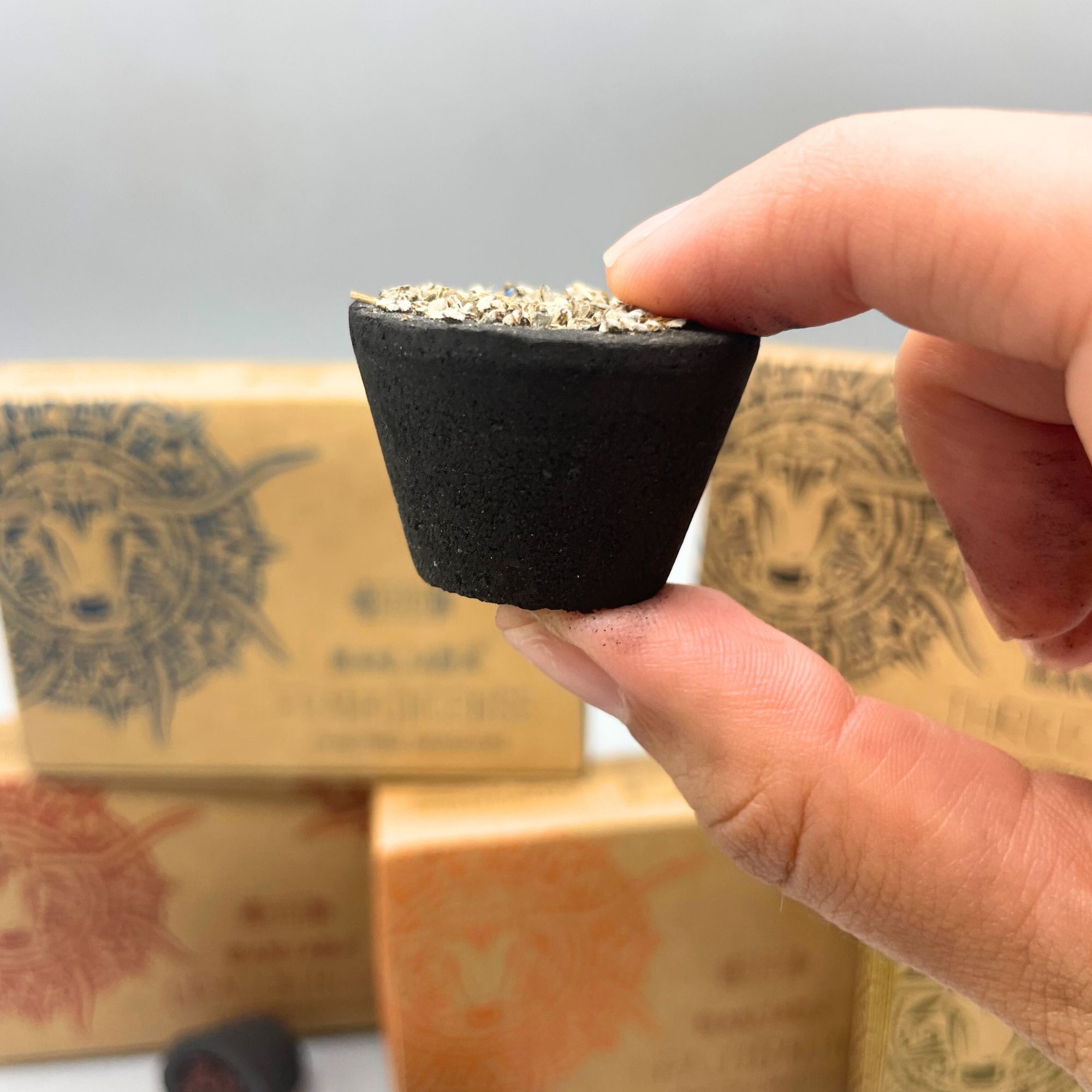 Copas de resina Banjara – Palo Santo - Imagen 3