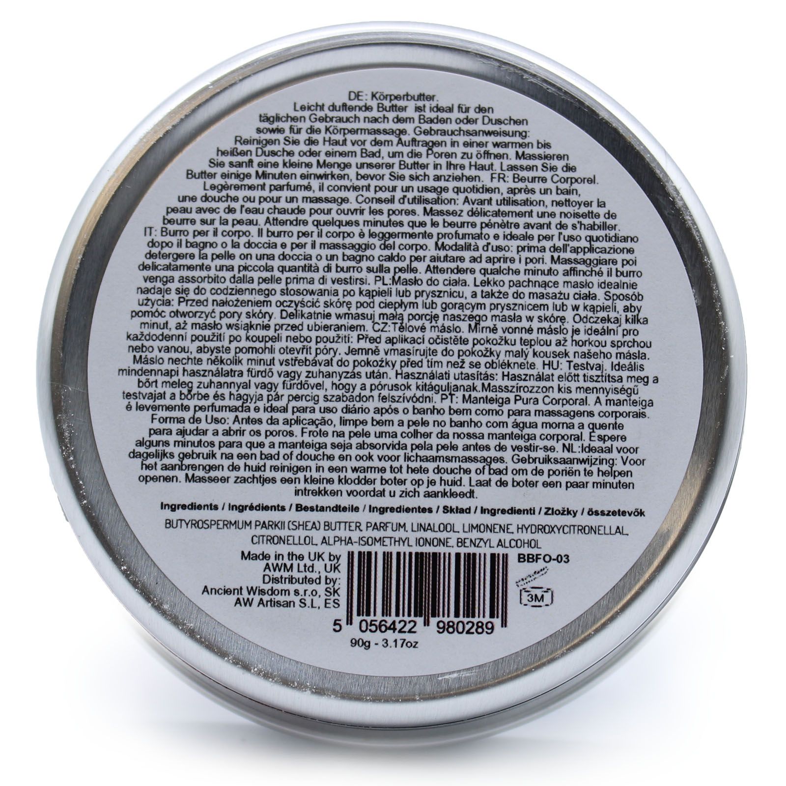Manteca Corporal de Karité Perfumada de Orquídea – 90 g - Imagen 2