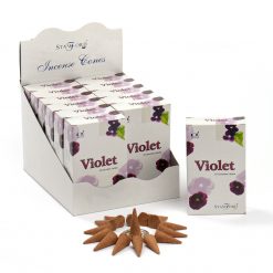 Alternative view of Conos de incienso Stamford Premium – Violeta