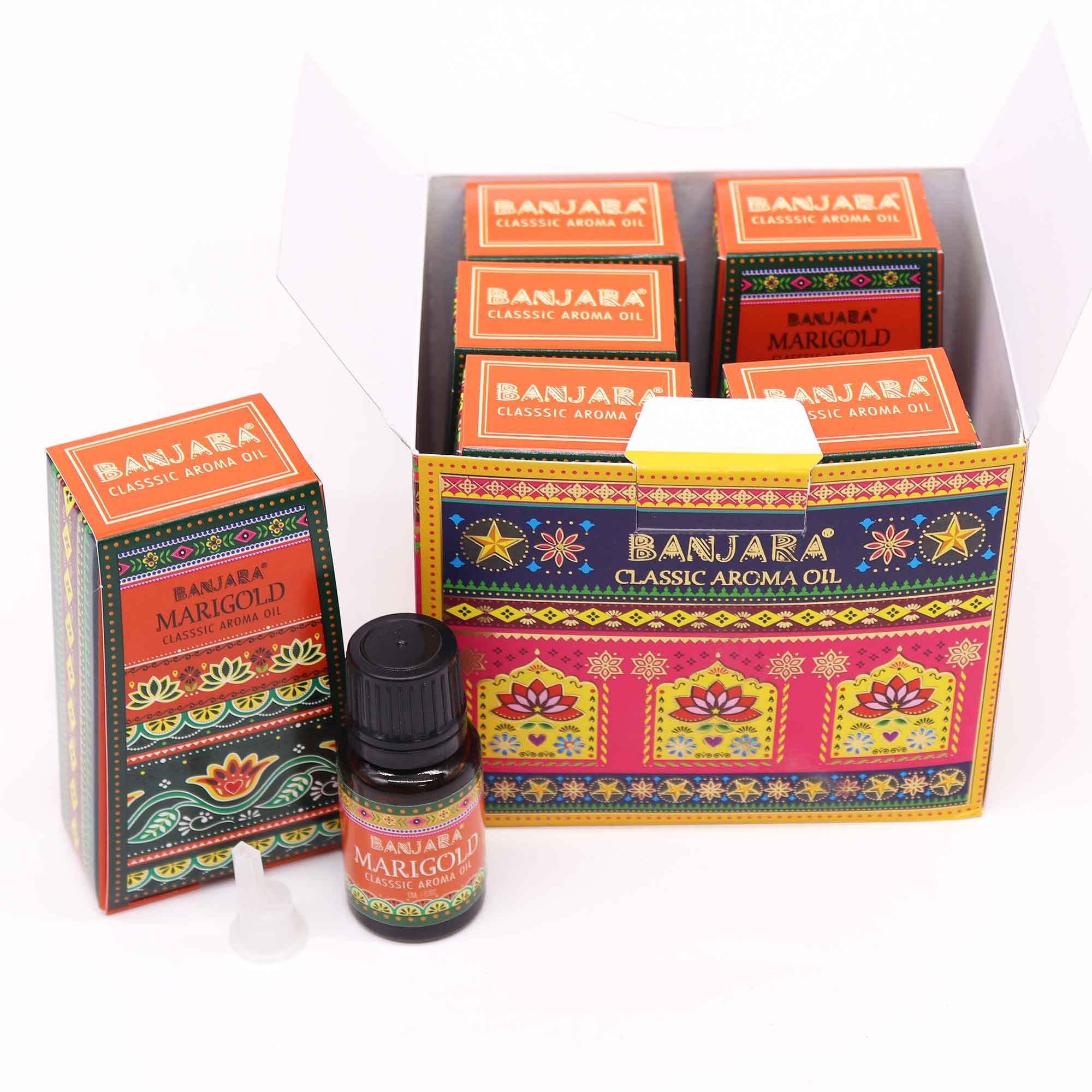 Aceite con fragancia de la India Banjara 10ml - Caléndula - Imagen 2