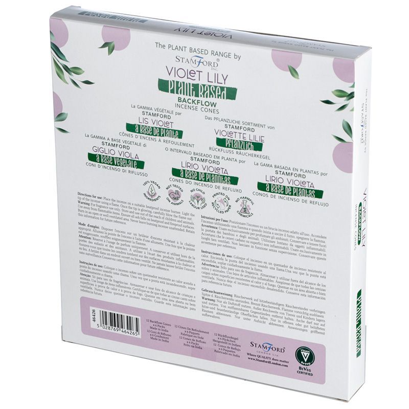 Conos de reflujo Stamford Premium – Lirio Violeta - Imagen 4