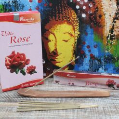 Varitas de incienso Védico – Rosa 15 g