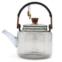 Tetera de vidrio con infusor – Con Sistema de Vapor Carbón – 1000 ml