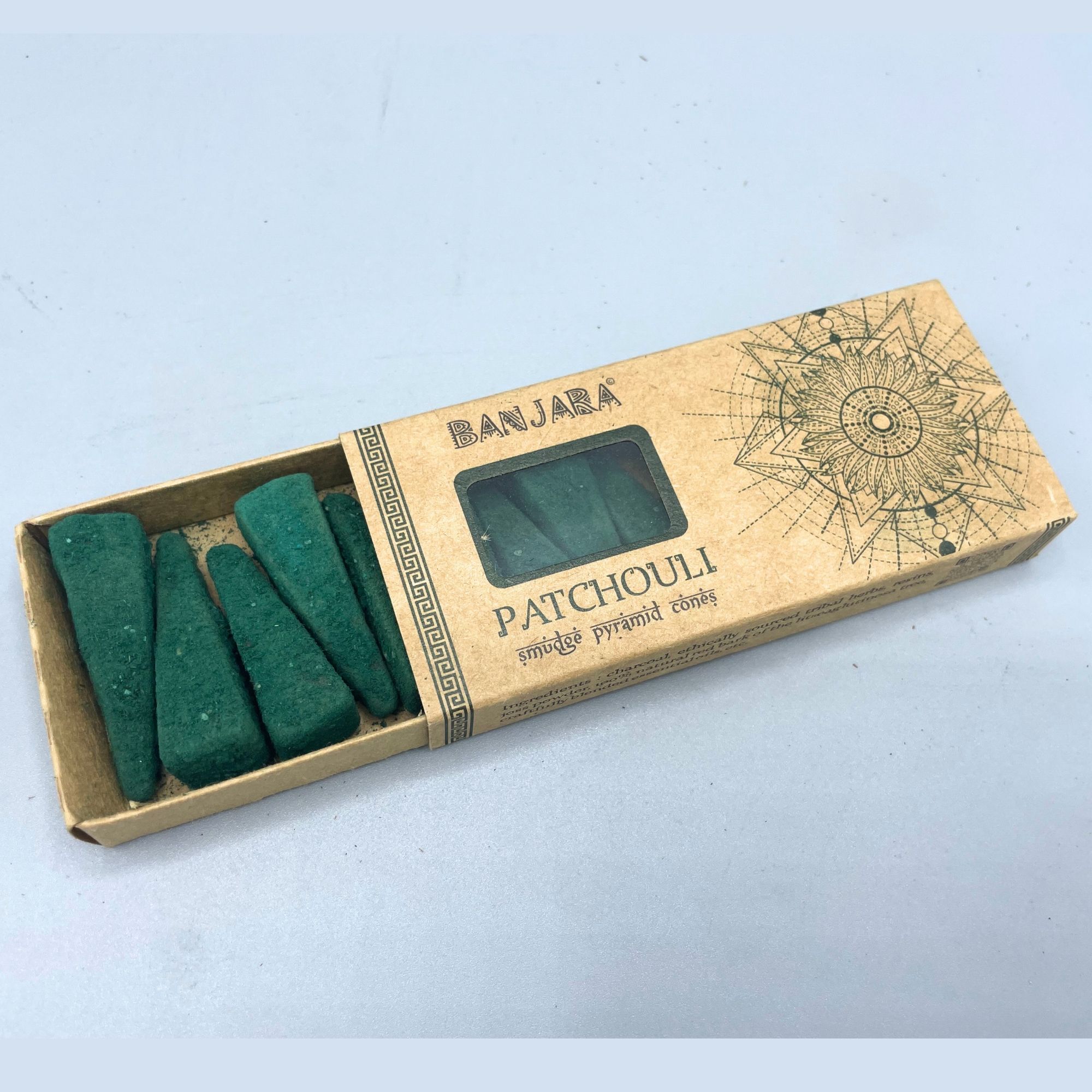 Conos piramidales Banjara Smudge – Pachulí - Imagen 5