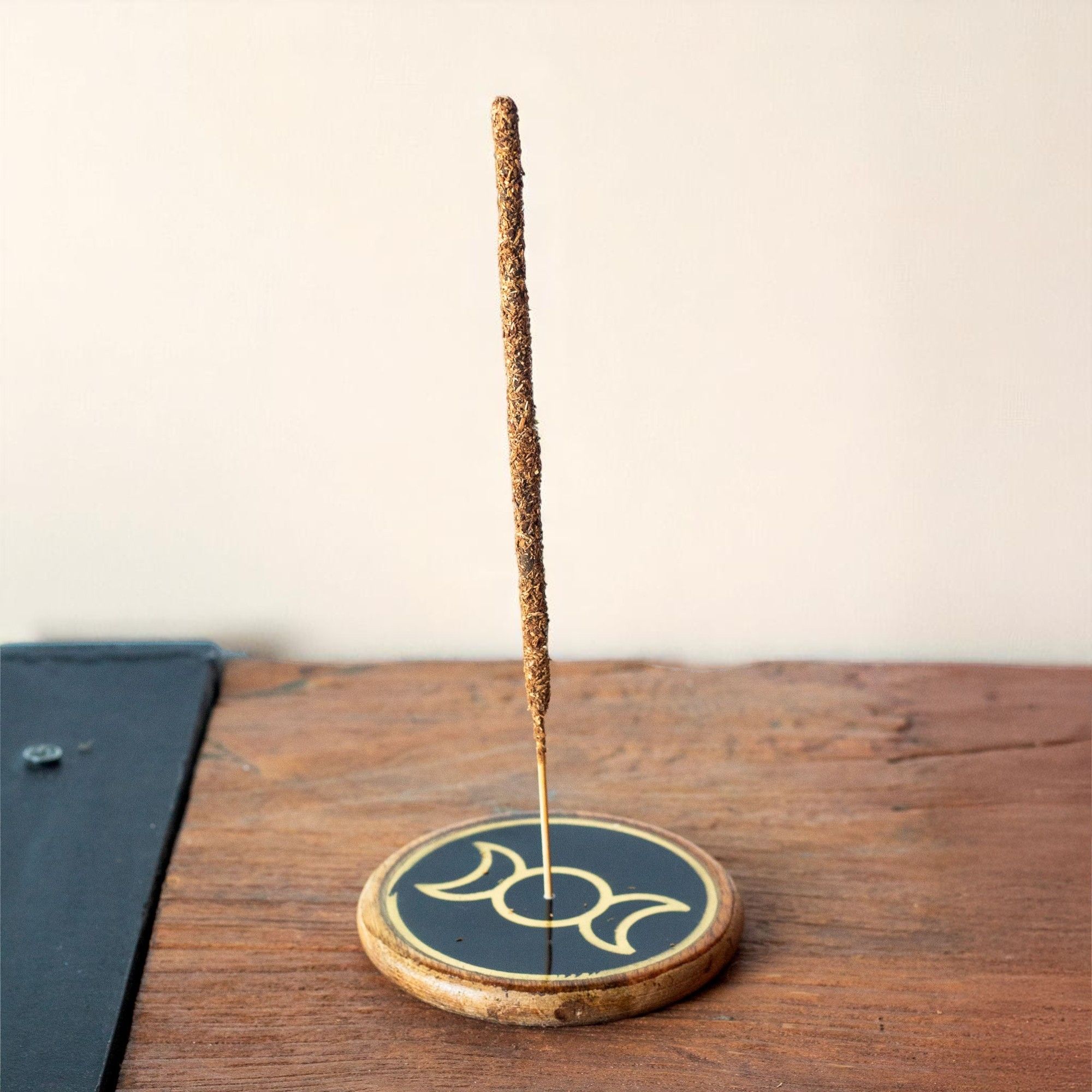 Disco portaincienso Árbol de la Vida de madera de mango