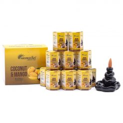 Alternative view of Conos de Incienso de Reflujo Aromatika Backflow – Coco y Mango
