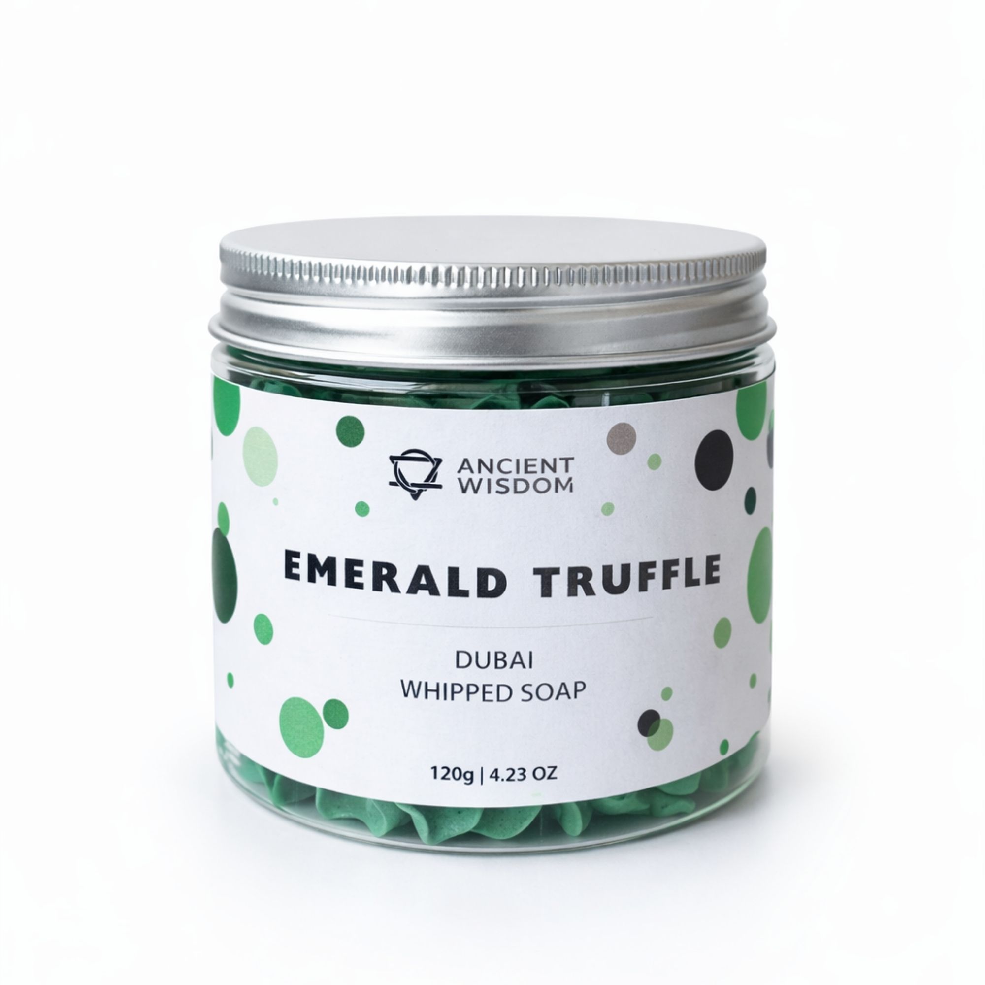 Jabón Cremoso de Dubái - Trufa Esmeralda 120 g