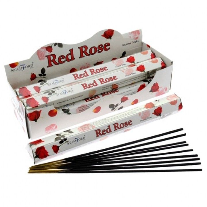 Varitas de incienso Stamford Premium – Rosa Roja