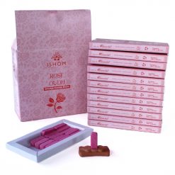 Alternative view of Ladrillos de incienso natural con quemador – Palo de Rosa