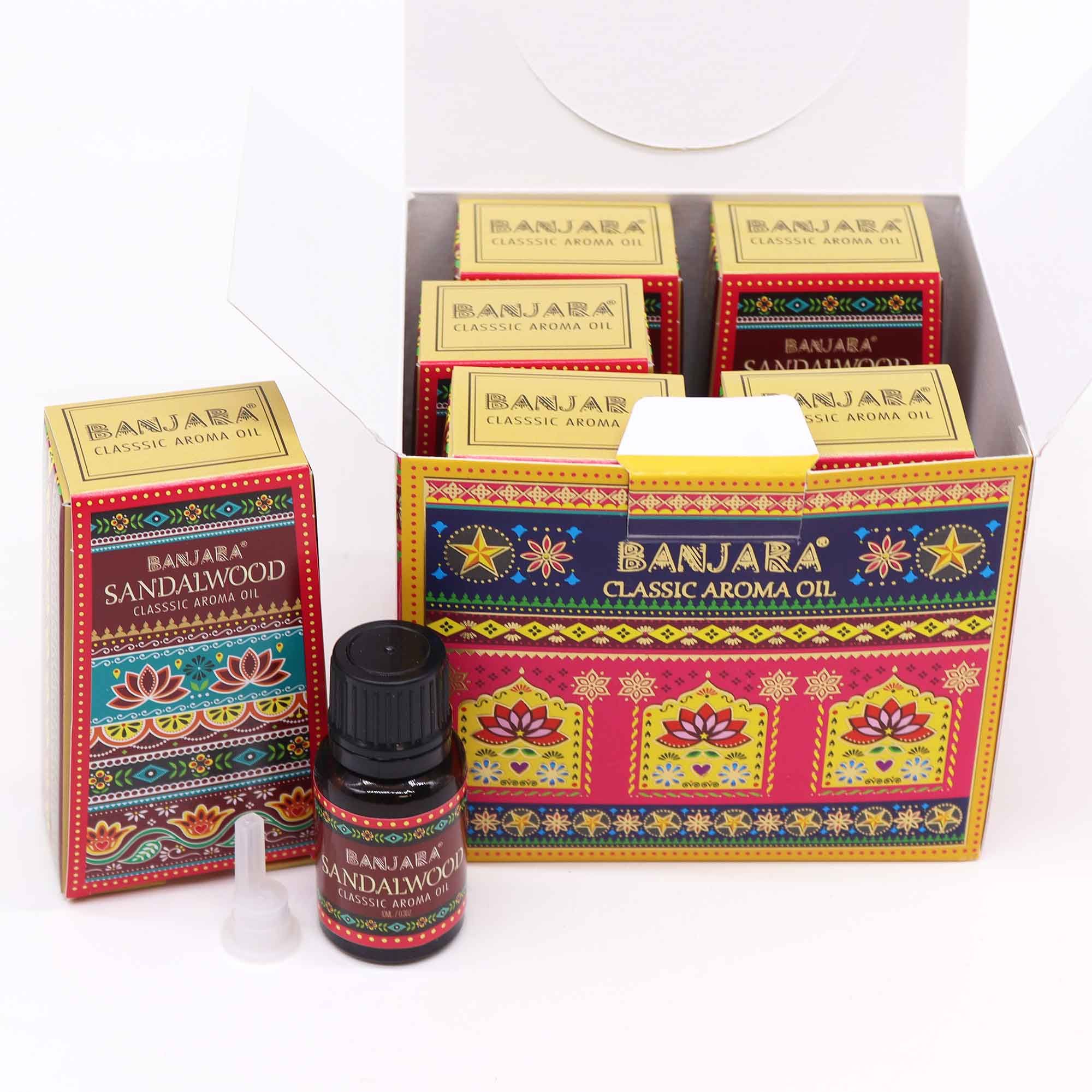 Aceite con fragancia de la India Banjara 10ml - Sándalo - Imagen 2