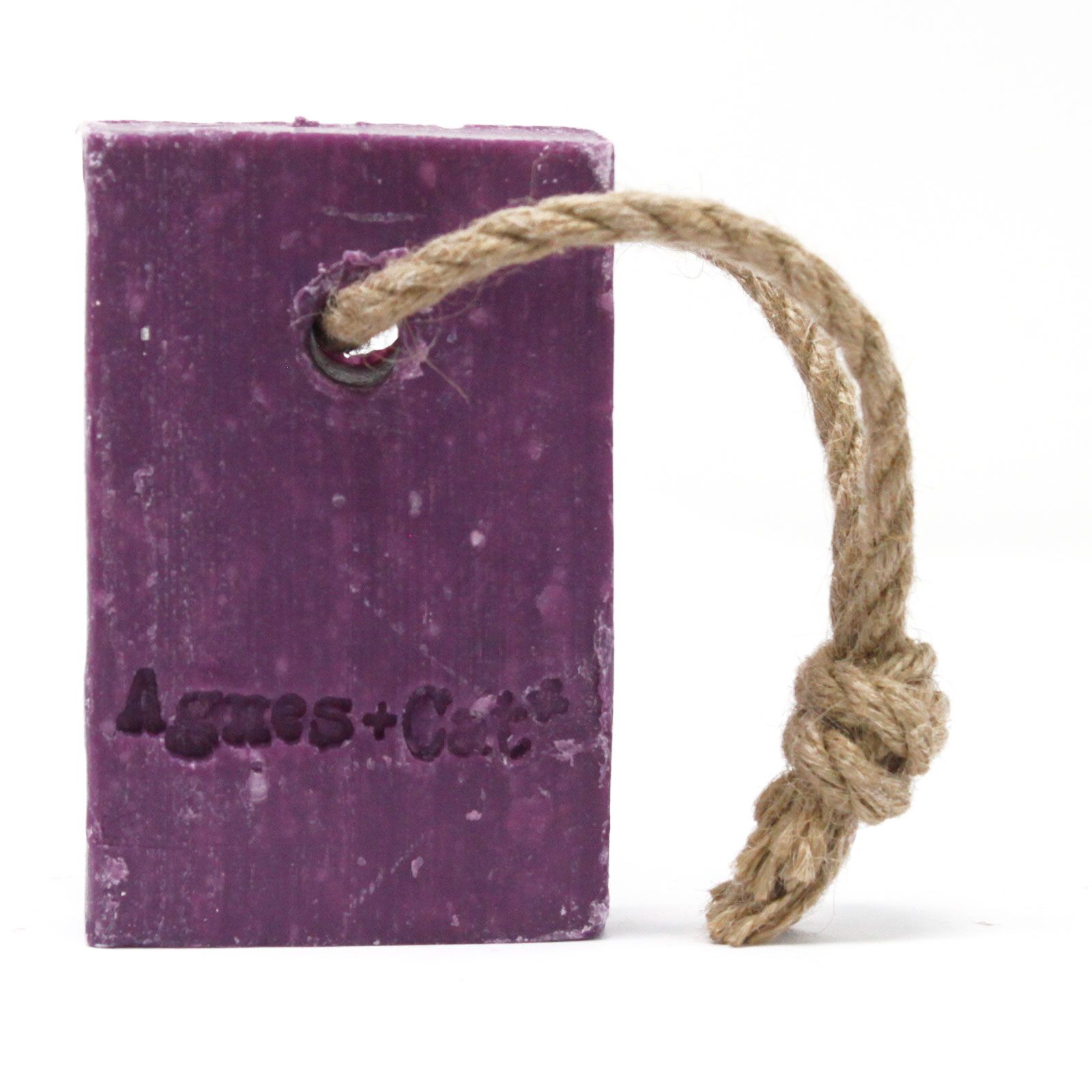 Jabón artesanal con cordón Peonías Prensadas – 150 g