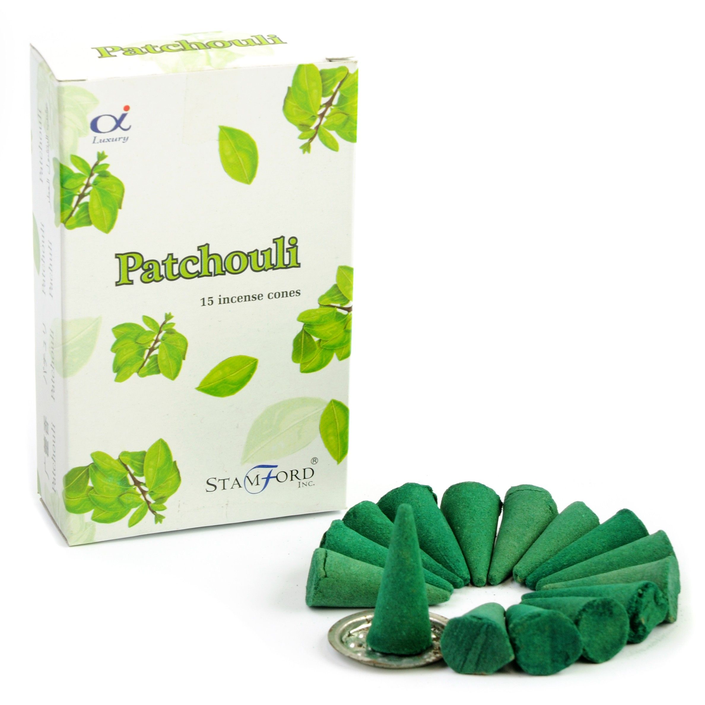Conos de incienso Stamford Premium – Pachulí