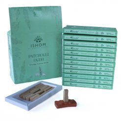 Ladrillos de incienso natural con quemador – Pachulí