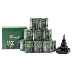 Alternative view of Conos de Incienso de Reflujo Aromatika Backflow – Salvia