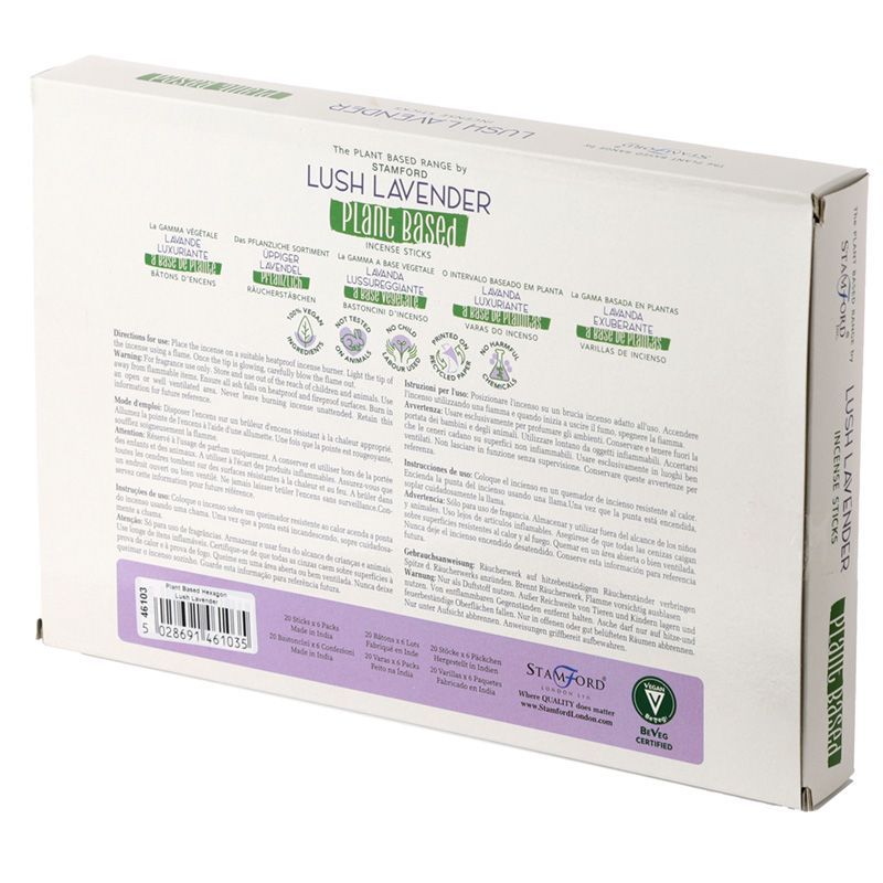 Varitas de incienso Stamford a base de plantas – Lavanda Exuberante - Imagen 3