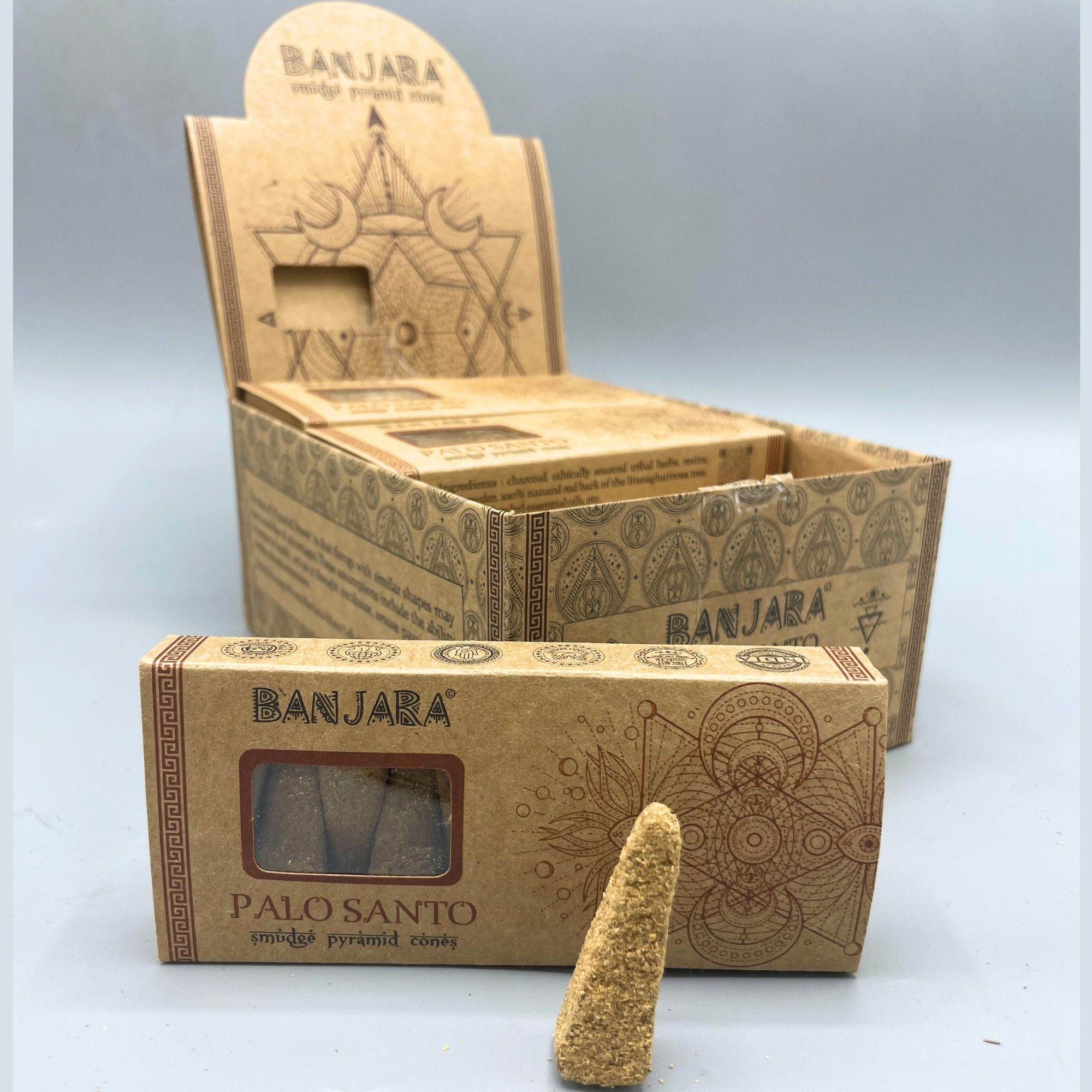 Conos piramidales Banjara Smudge – Palo Santo - Imagen 4