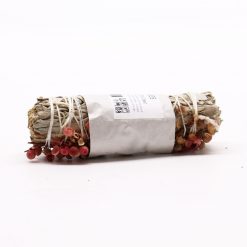 Alternative view of Atado de salvia blanca con semillas de pirul