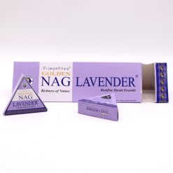 Alternative view of Conos de Incienso Jumbo Dorado Nag - Lavanda Back Reflujo 42g