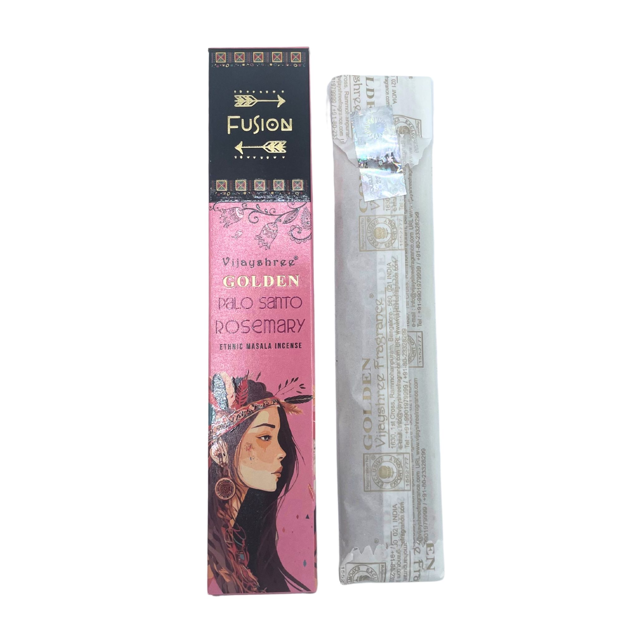 Varitas de incienso Palo Santo Dorado – Romero